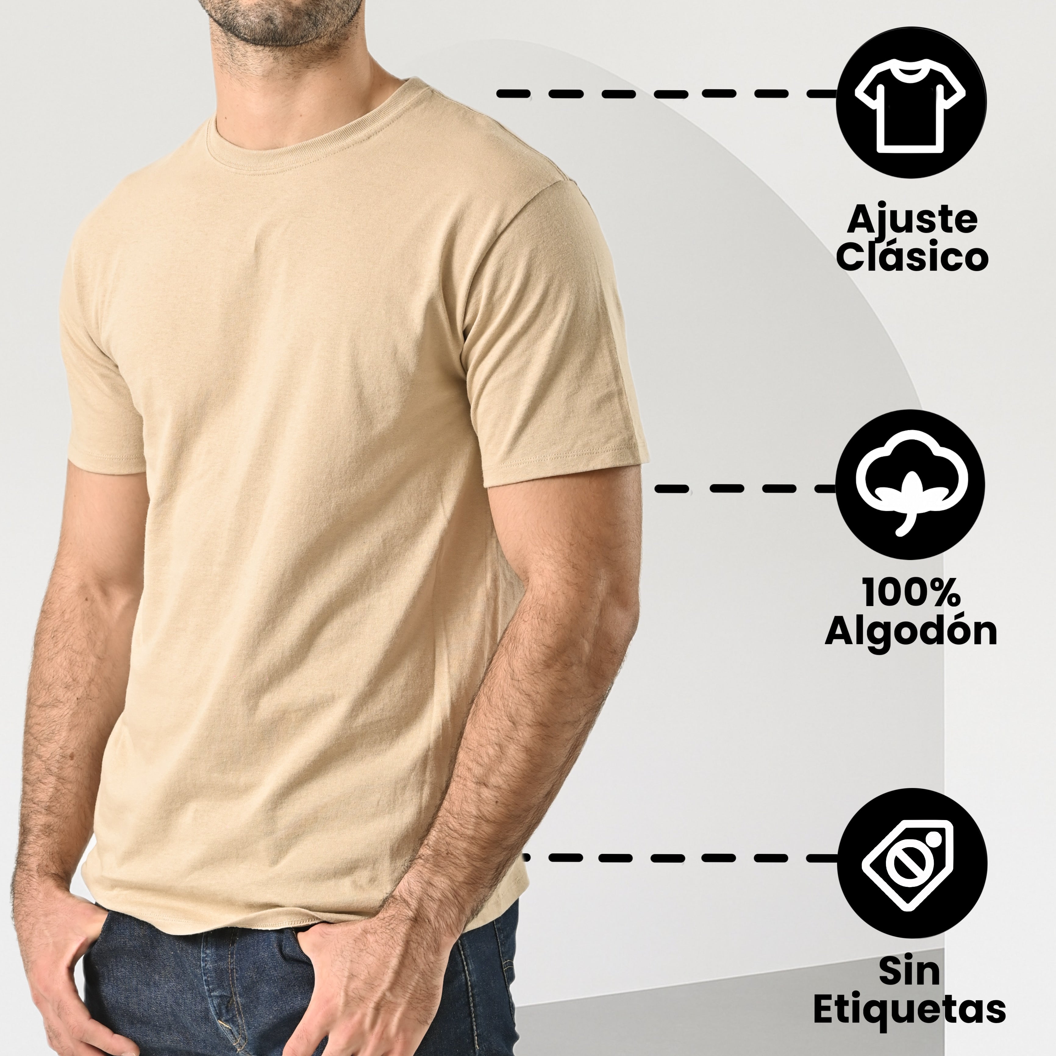 Playera Classic Manga Corta Hombre