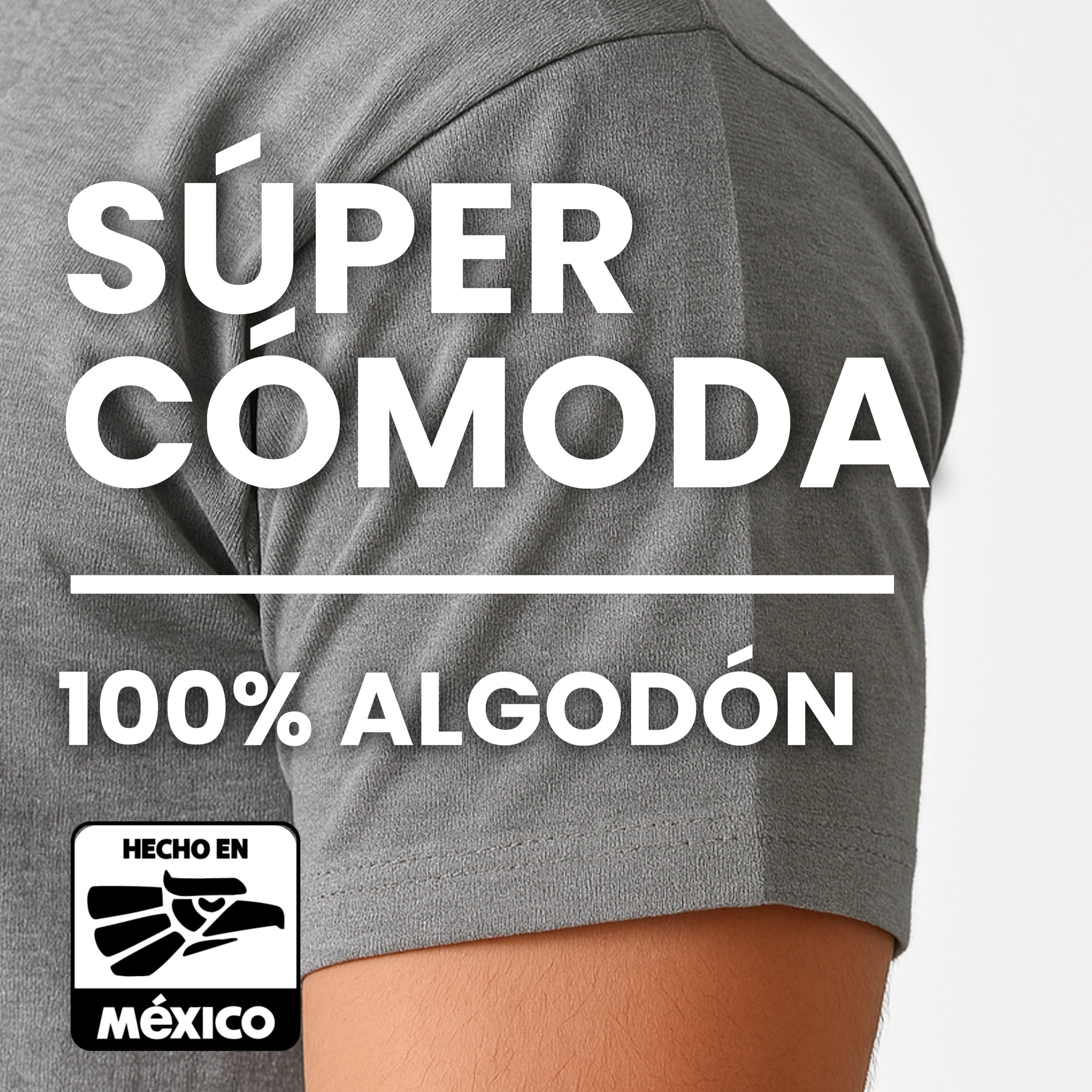 Playera HeavyWeight Manga Corta Hombre