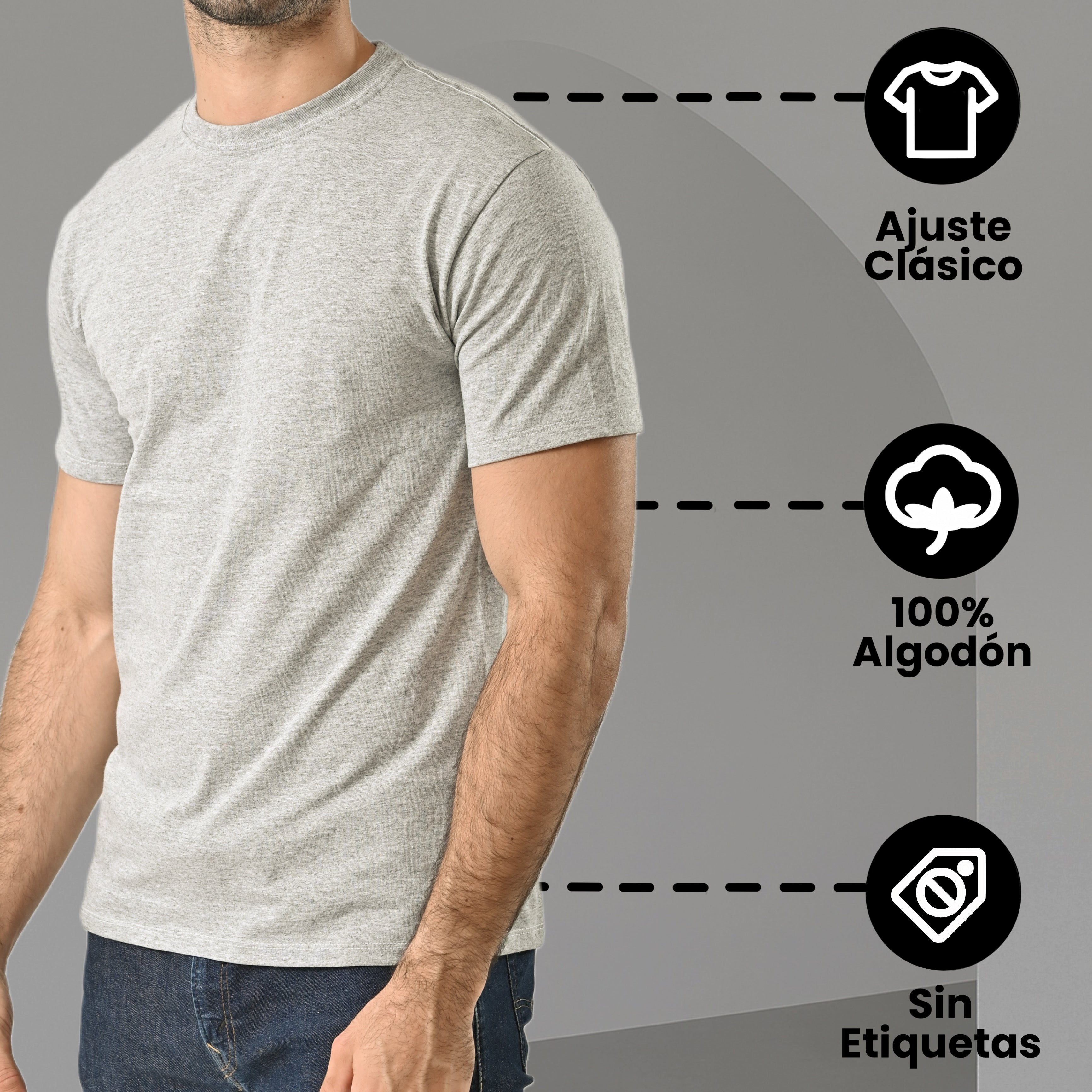 Playera Classic Manga Corta Hombre