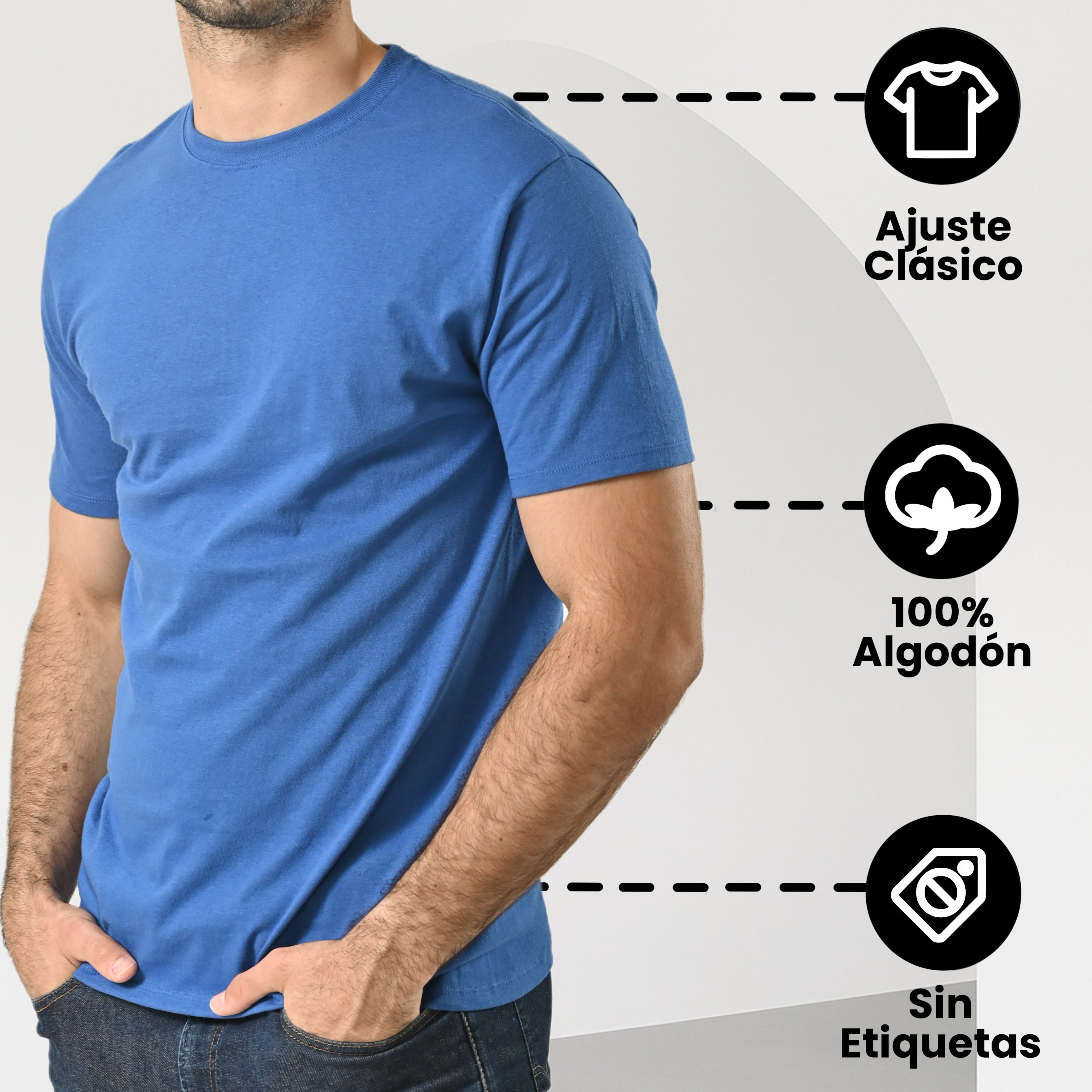 Playera Classic Manga Corta Hombre