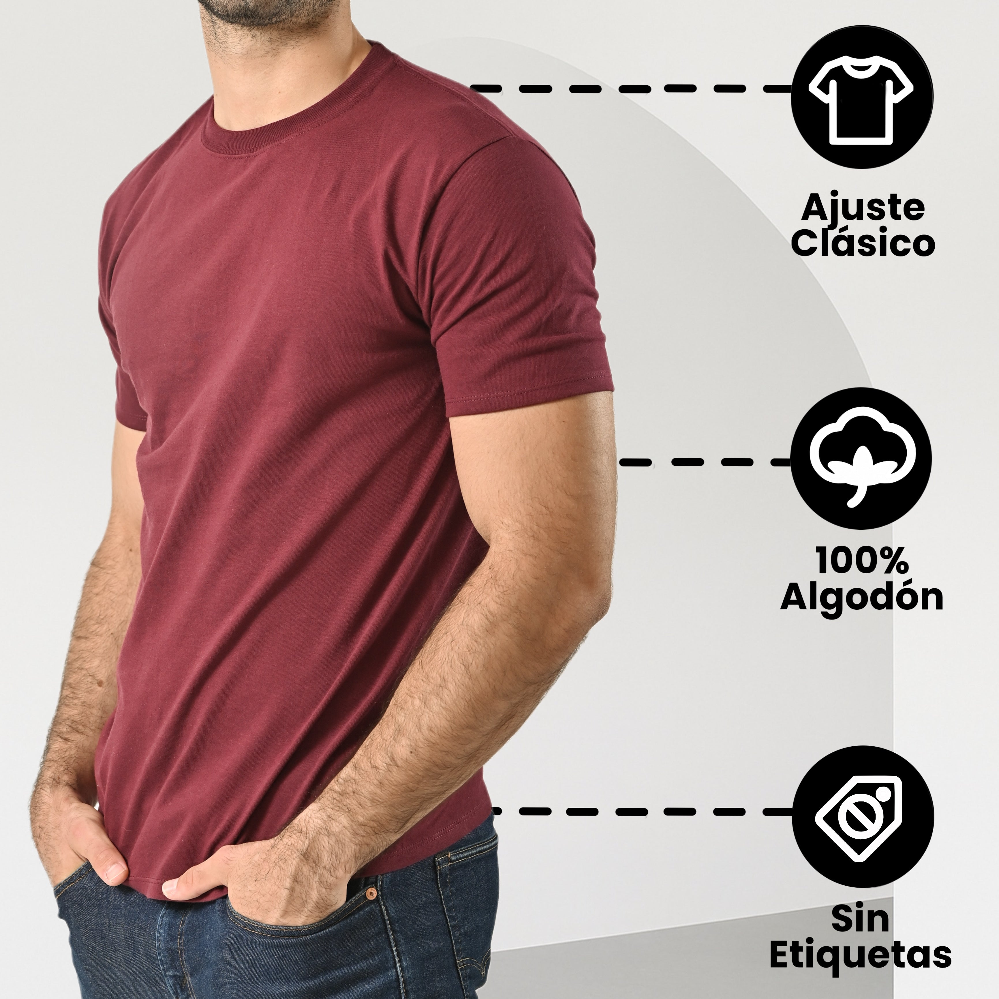 Playera Classic Manga Corta Hombre