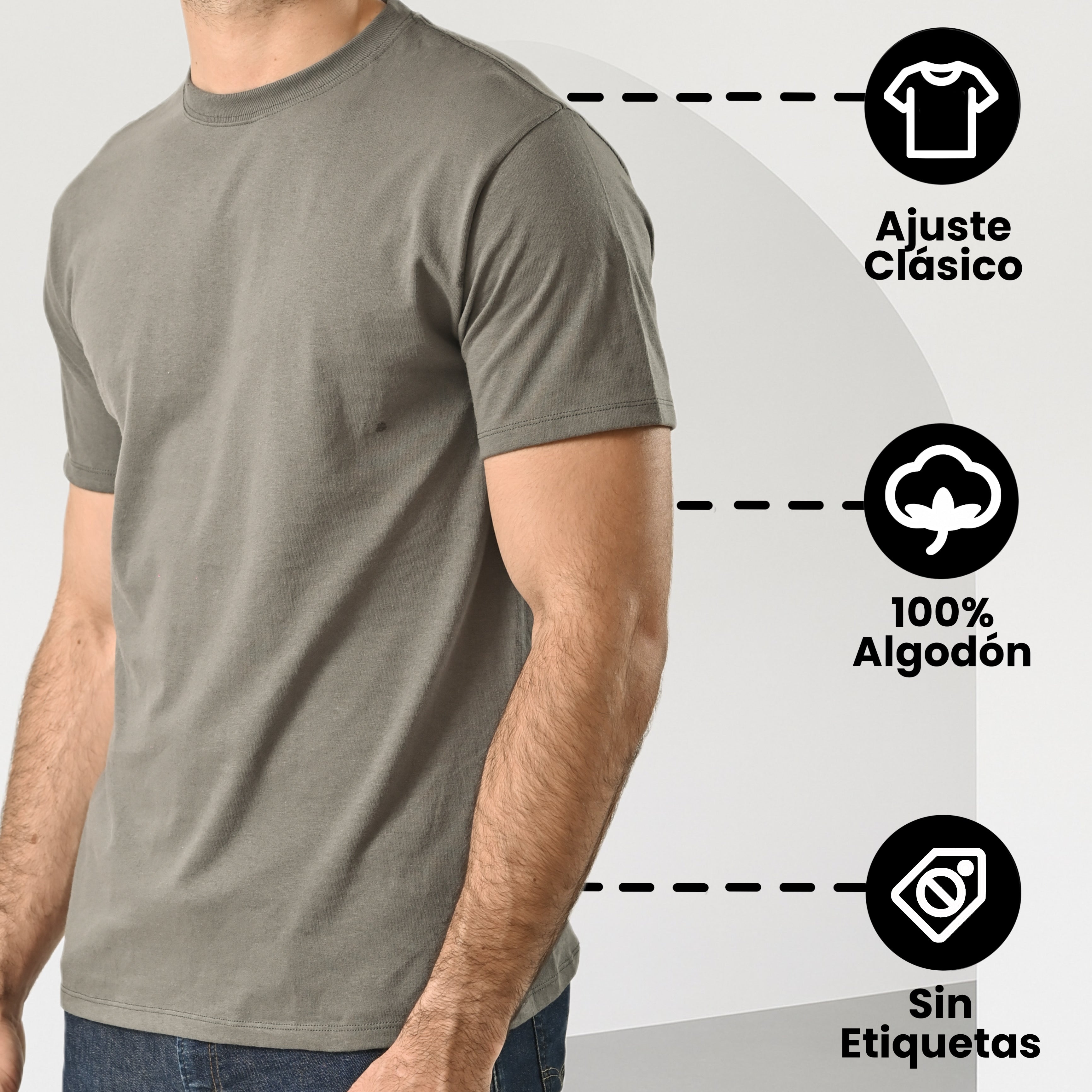 Playera Classic Manga Corta Hombre