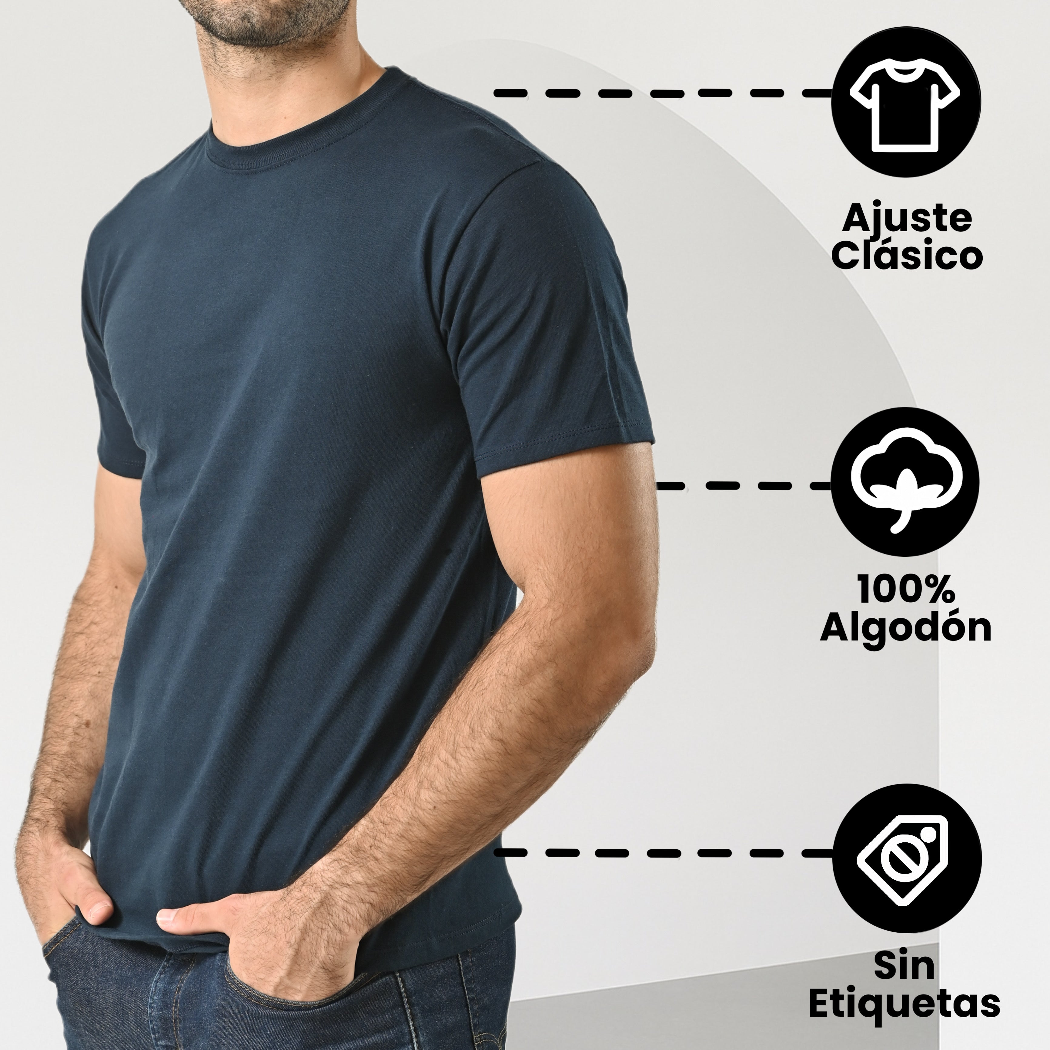 Playera Classic Manga Corta Hombre