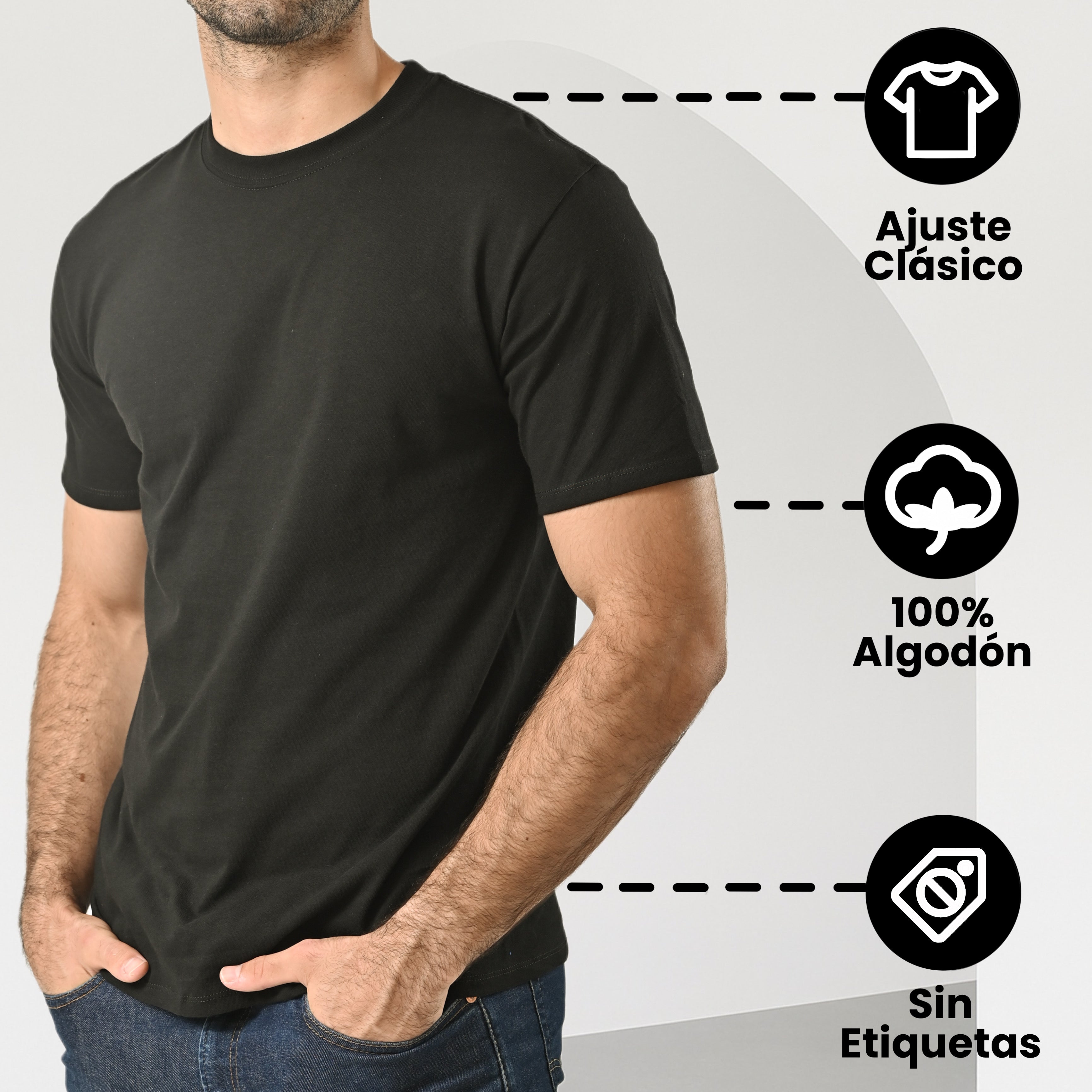Playera Classic Manga Corta Hombre
